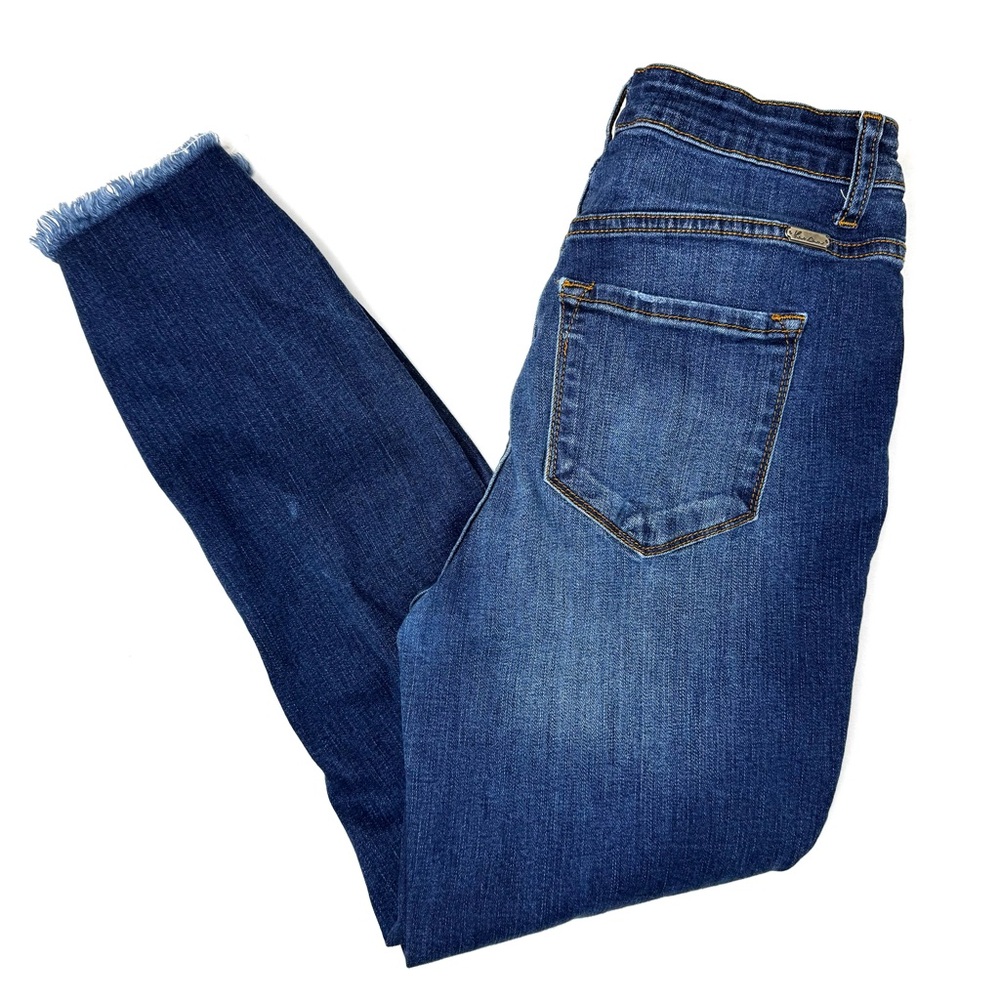 KanCan Estilo High Rise Button Fly Skinny Jeans Women’s Size 27 Distressed - Picture 10 of 17
